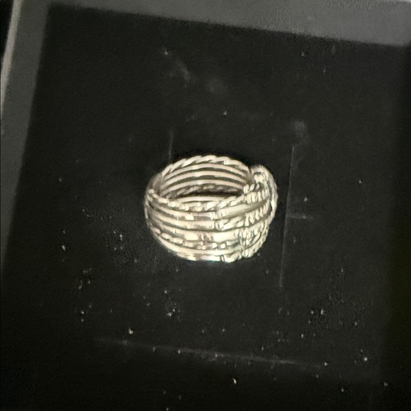David Yurman Silver Multi-Band Ring Authentic - Picture 5 of 8